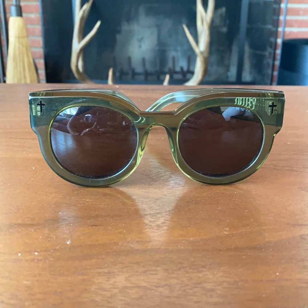 Valley Eyewear Dead Coffin Club green sunglasses